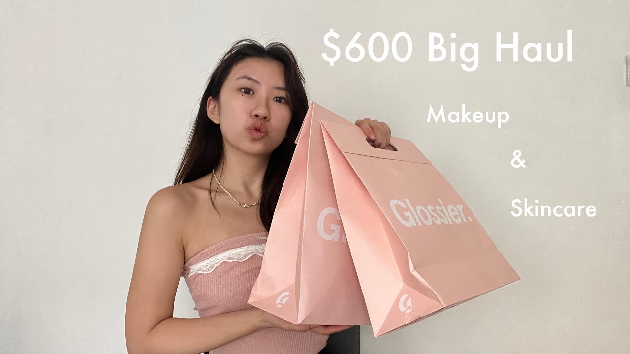 $600 glossier makeup & skincare Haul, i got everything