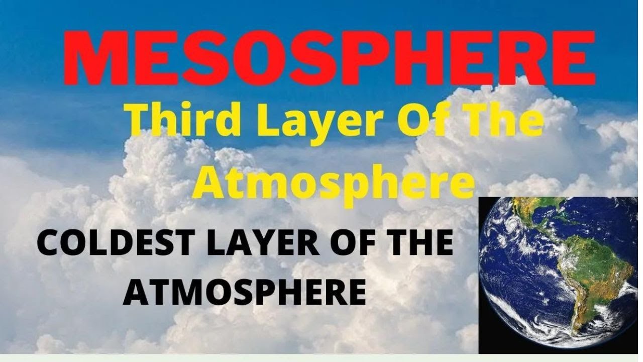 Mesosphere / 3rd layer of the atmosphere / chapter :14/Mesosphere in english