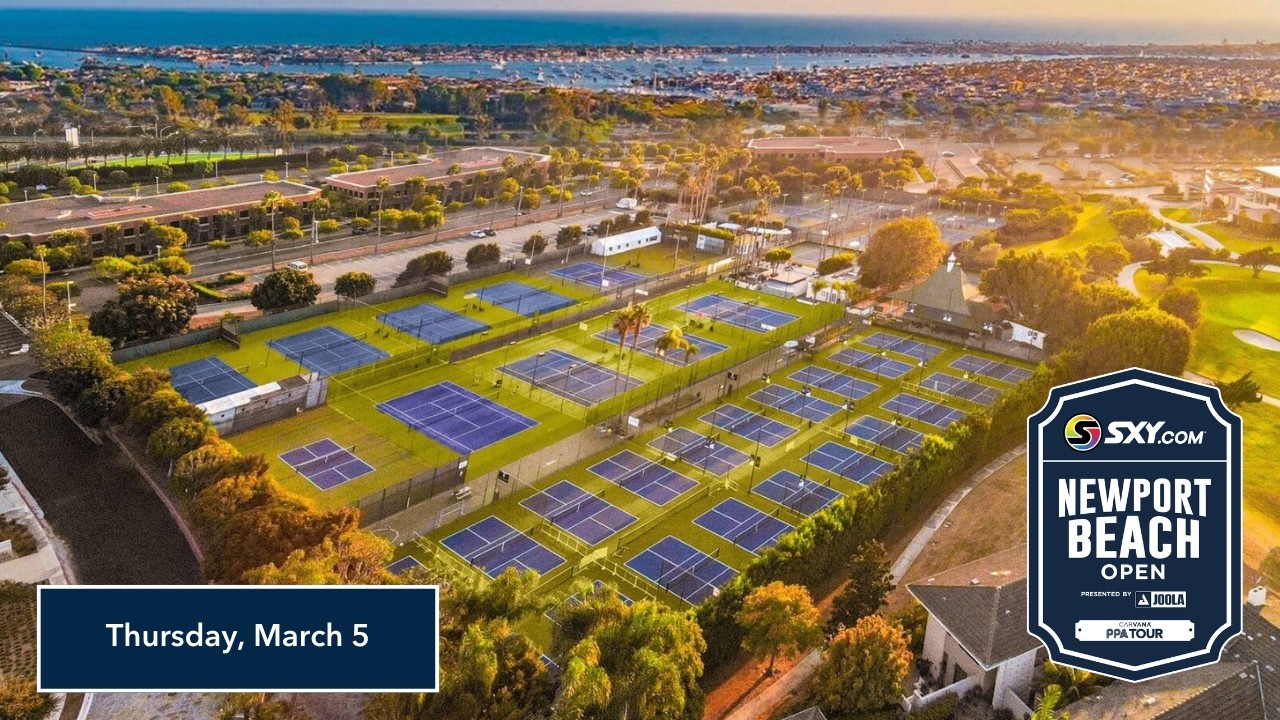 Court SC1 (NVZ Angle) - SXY Newport Beach Open (Thursday, PPA Tour)