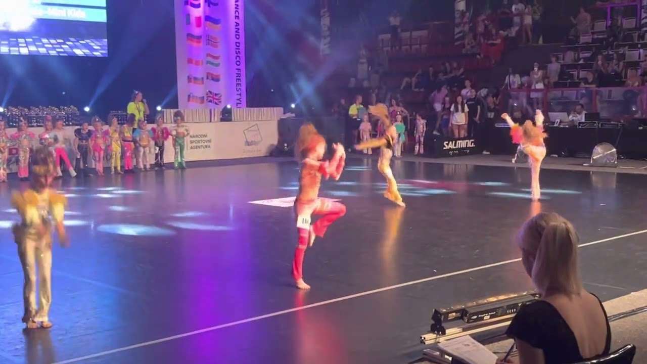 Zora Křižáková -  7. place - disco dance solo mini kids - IDO world Championship Chomutov 2023
