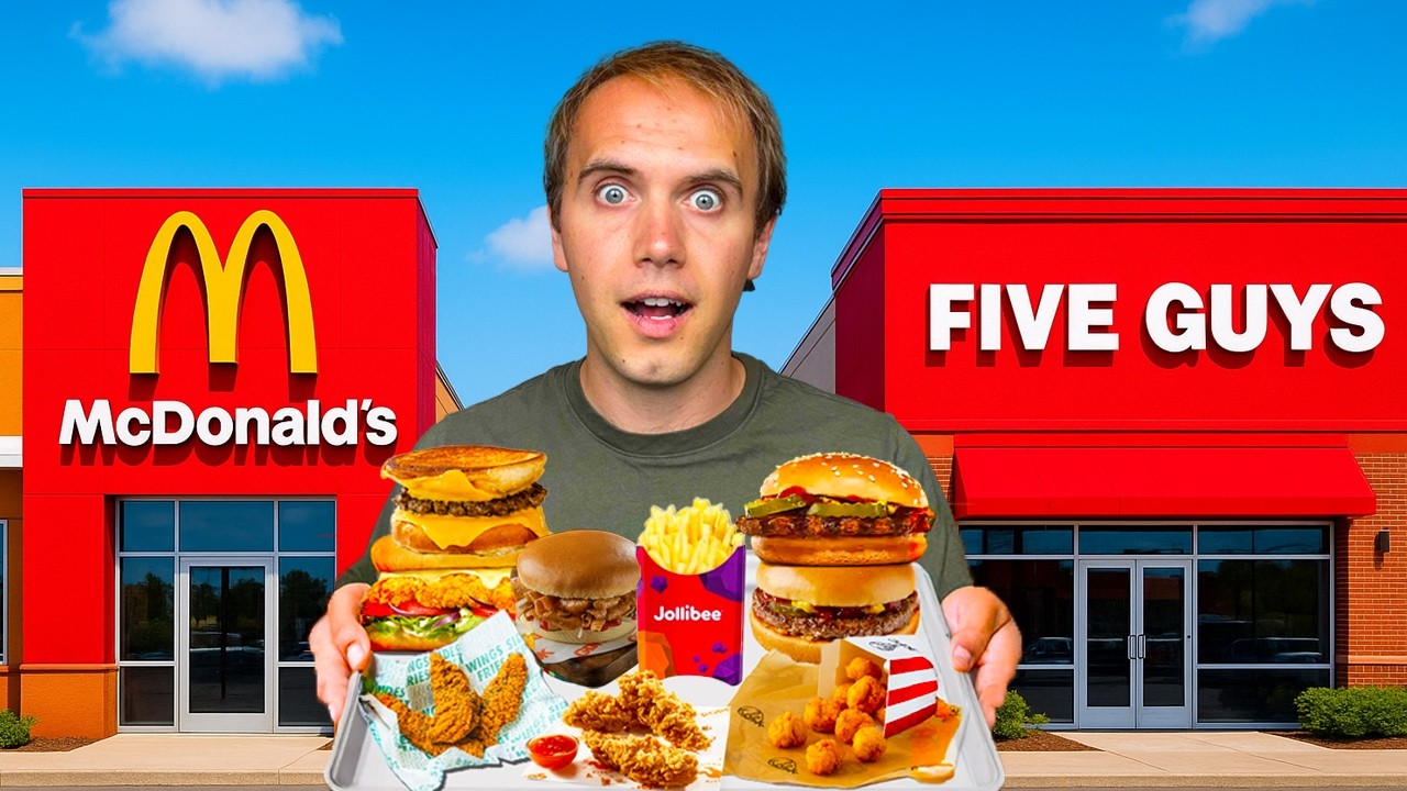 I Tried the Cheapest Item at EVERY Fast Food Chain