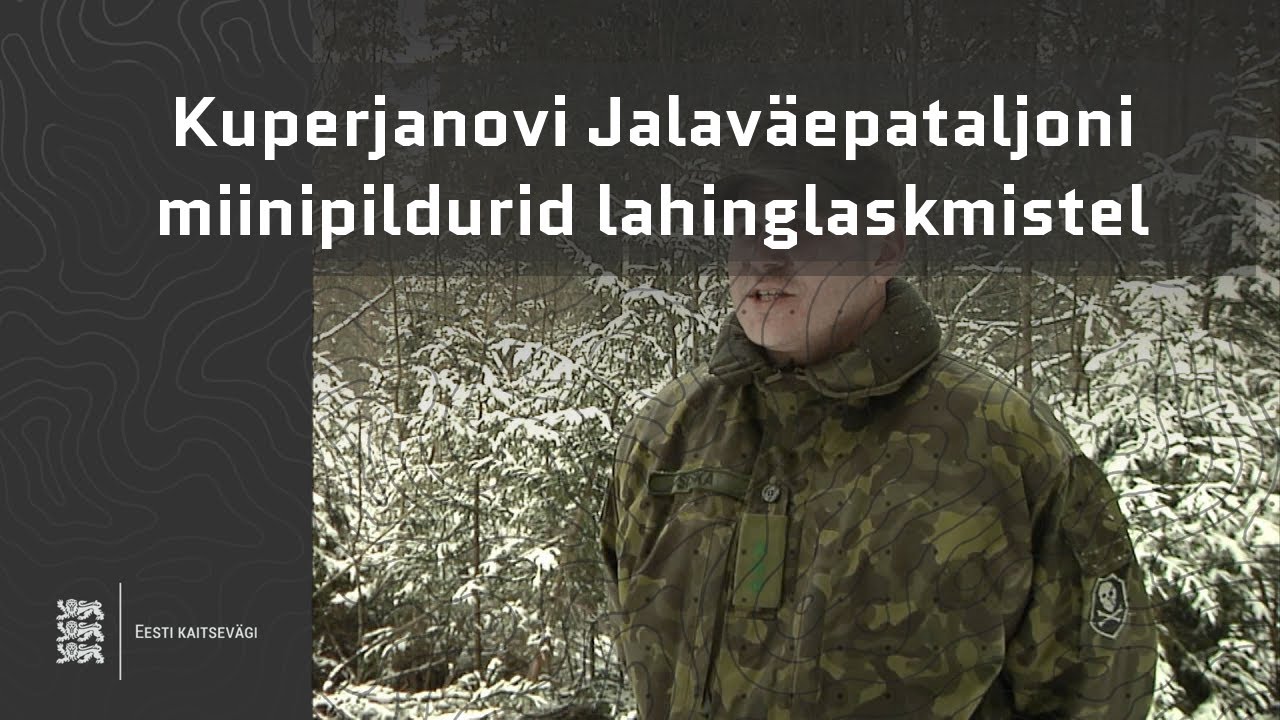 Kuperjanovi Jalaväepataljoni miinipildurid lahinglaskmistel