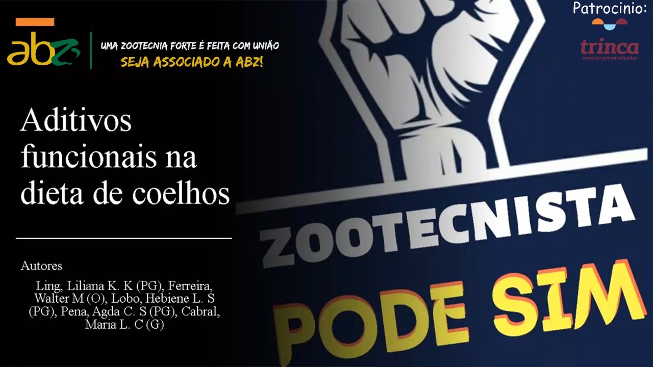 ADITIVOS FUNCIONAIS NA DIETA DE COELHOS