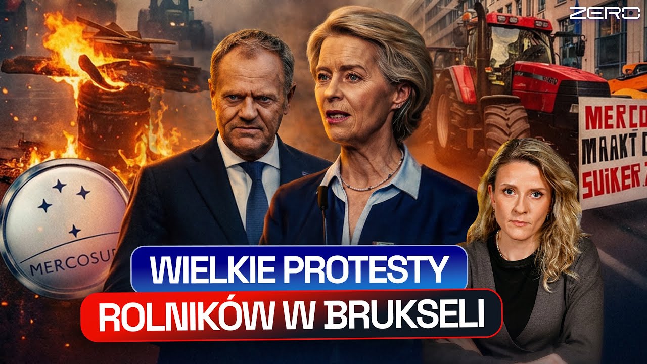 PROTESTY PRZECIW MERCOSUR. STARCIA ROLNIK&Oacute;W Z POLICJĄ