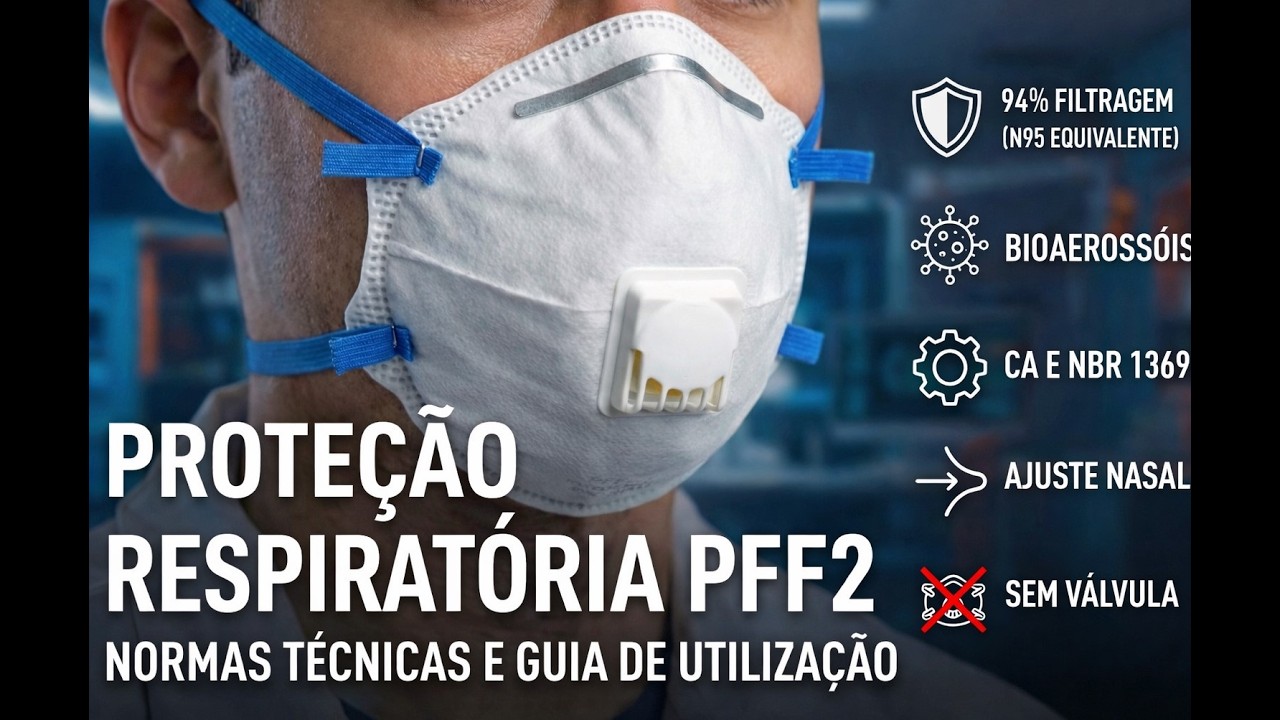 PFF2 (N95) - Você Está Usando Certo? Regras, C.A., Vedação e Erros Graves