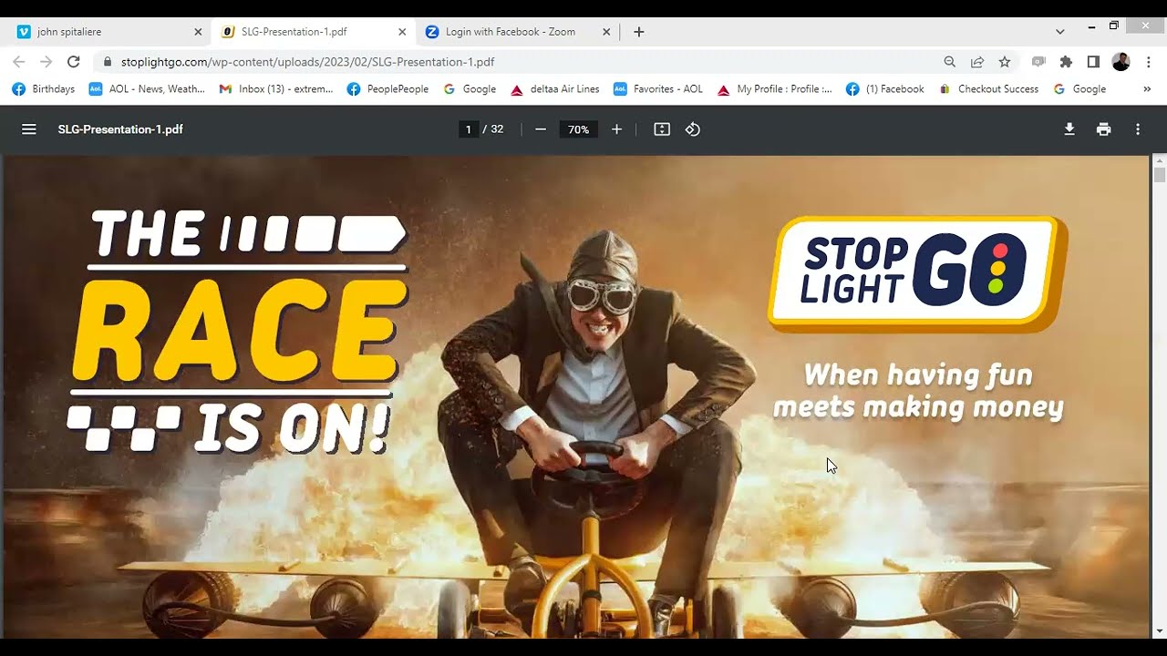 John Spitaliere with Stoplightgo presentation and training