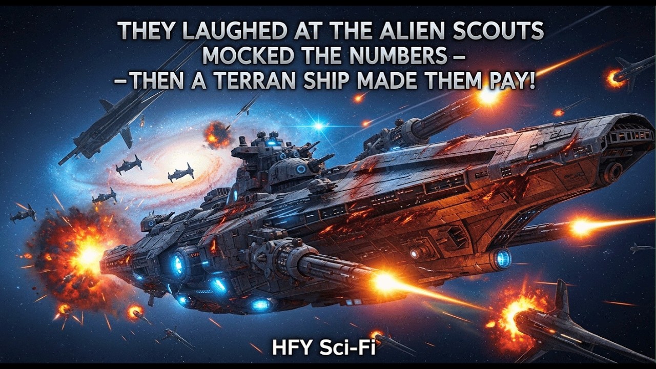They Laughed At The Alien Scouts Mocked The Numbers — Then A Terran Ship Made Them Pay! | HFY Sci Fi