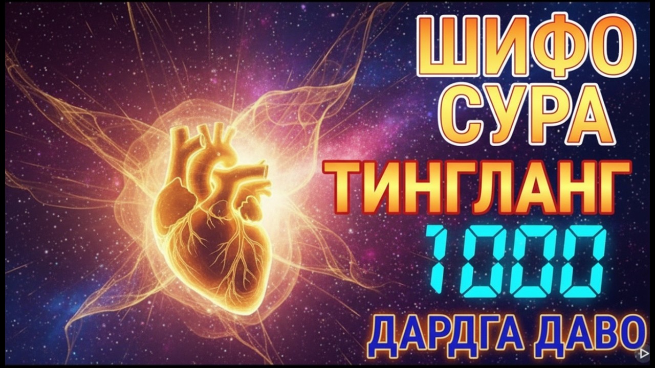 💖 Қуръондан Шифо — Касаллик ва Оғриқларни Камайтириш Учун Муроттал