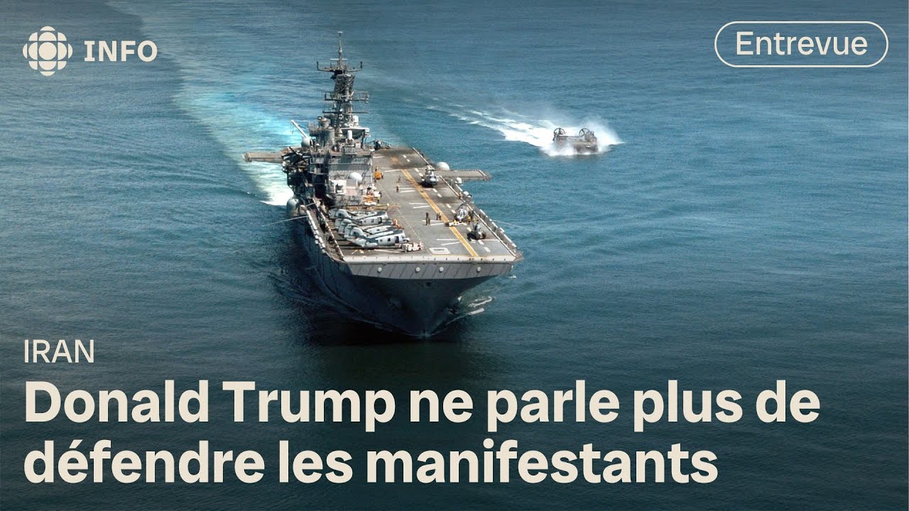 L'Iran menace de riposter en cas d’attaque américaine et Trump espère « ne pas devoir » frapper