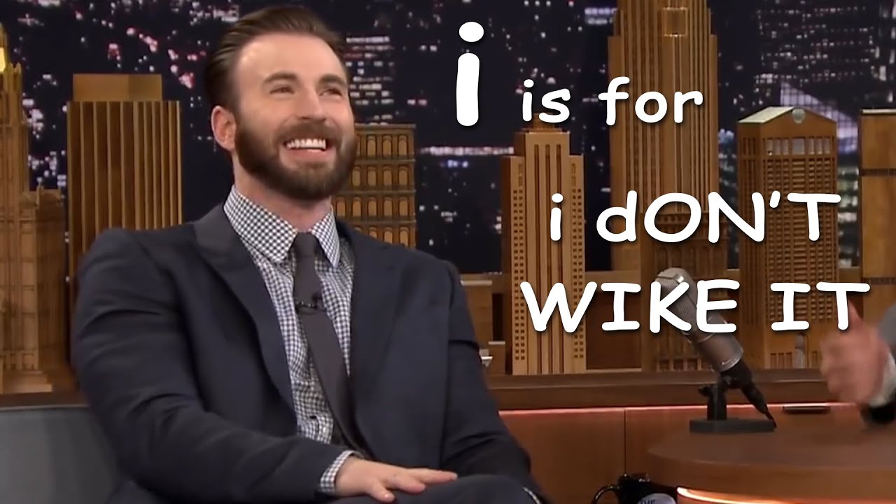 learn the alphabet with chris evans