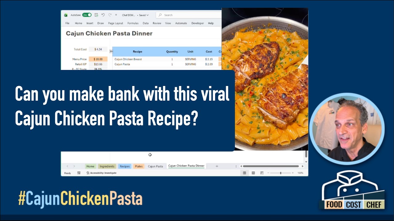 Viral Cajun Chicken Pasta — What Does It ACTUALLY Cost to Make?
