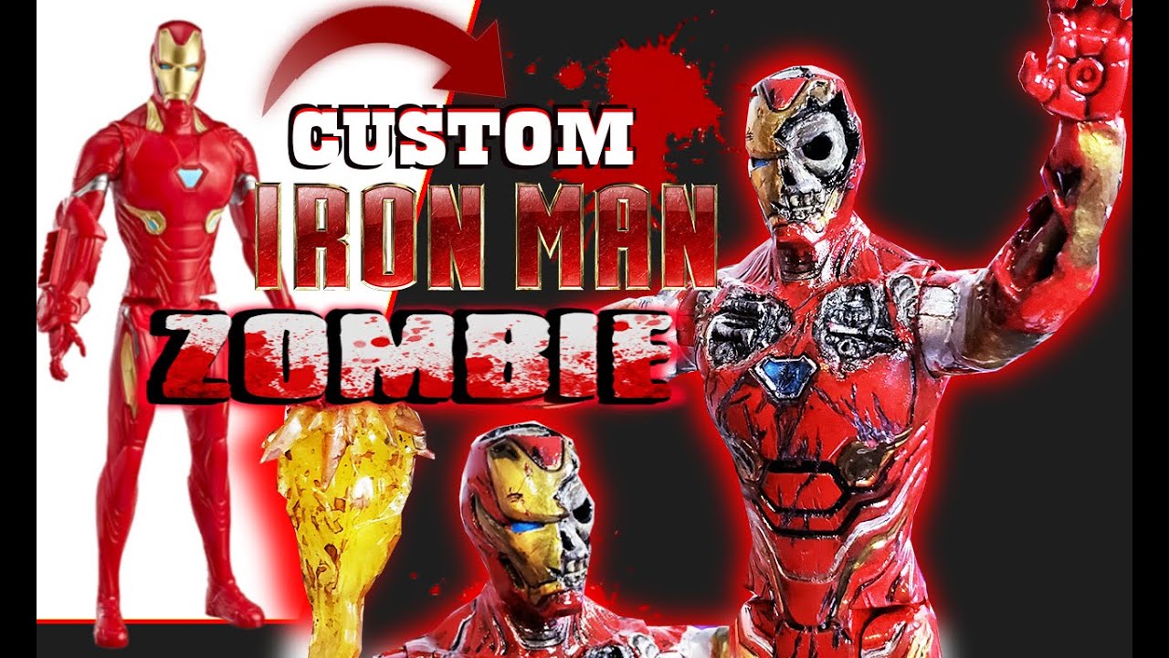 Iron Man Zombie Custom/Repintado Marvel Zombies