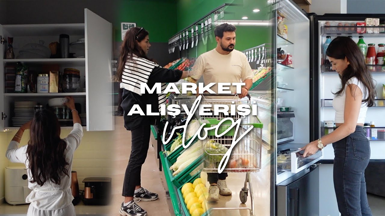 DEV MARKET ALIŞVERİŞİ | BUZDOLABI YERLEŞTİRME | RUTİN EV İŞLERİ | AKŞAM ATIŞTIRMALIĞI TARİFİ