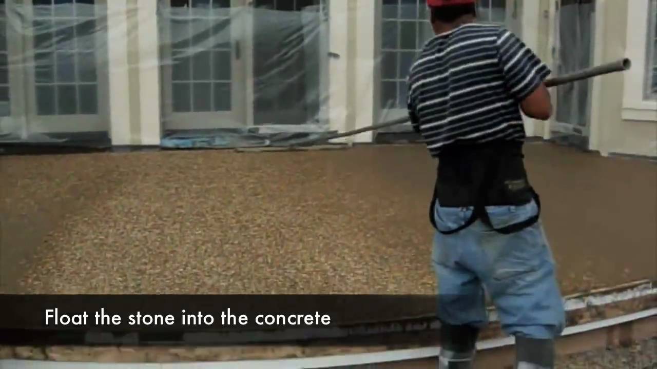 Exposed Aggregate Pool Deck & Patio in MA - Triad Associates, Inc