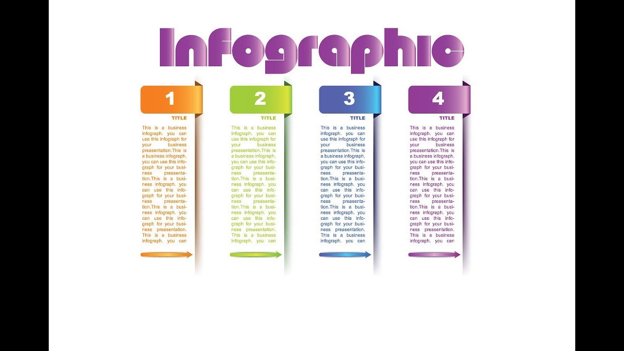 How to Design a Modern Colorful Vector Infographic