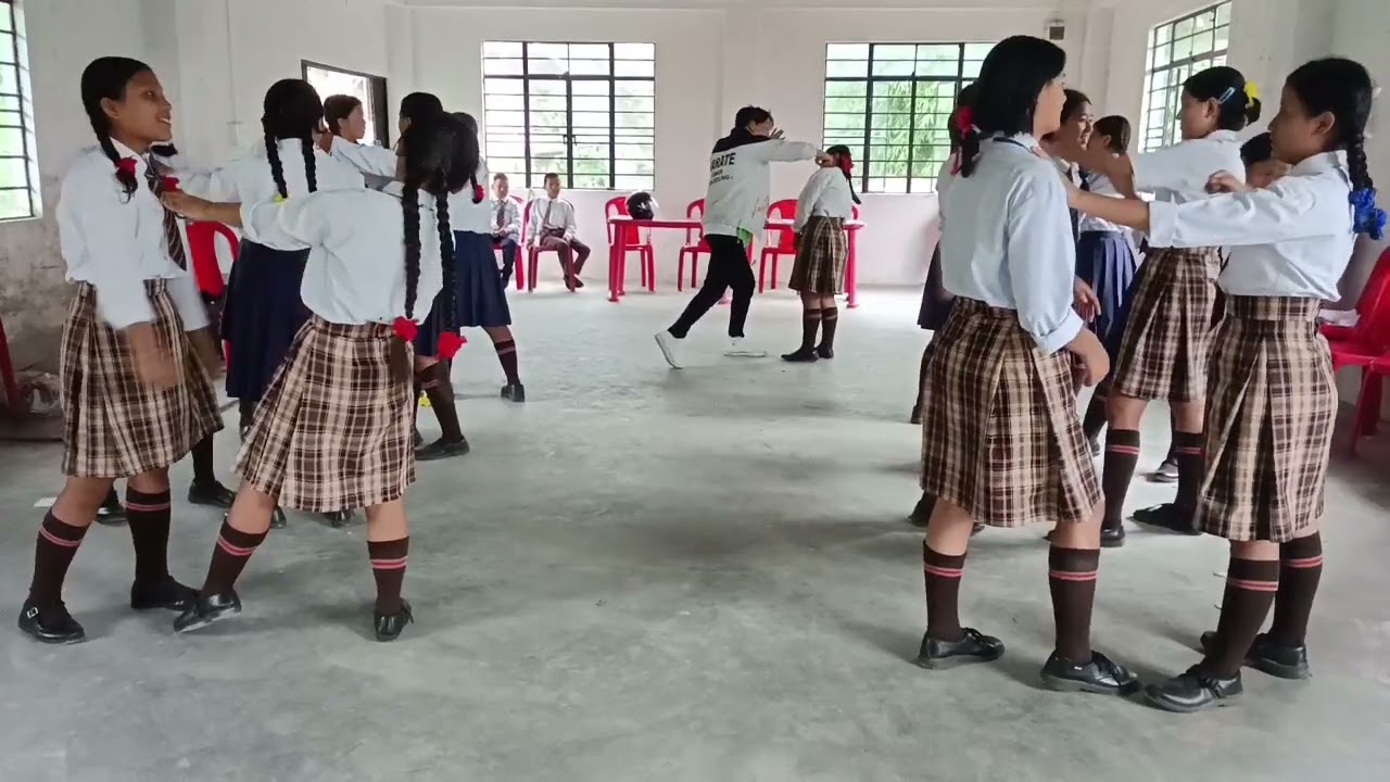 Rani Laxmibai self defence training for girls Sittong Tribal M.S.K