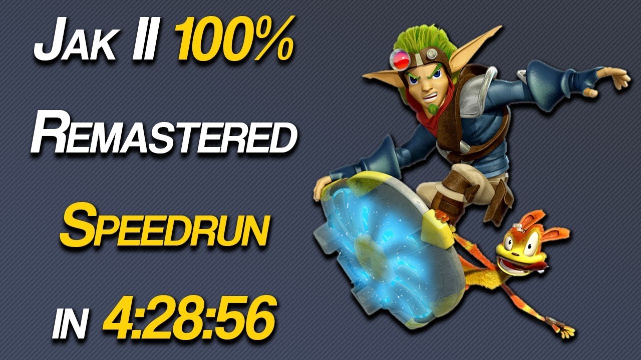[Former WR] Jak II Platinum Trophy, 100% Speedrun in 4:28:56 (HD Collection/PS3)