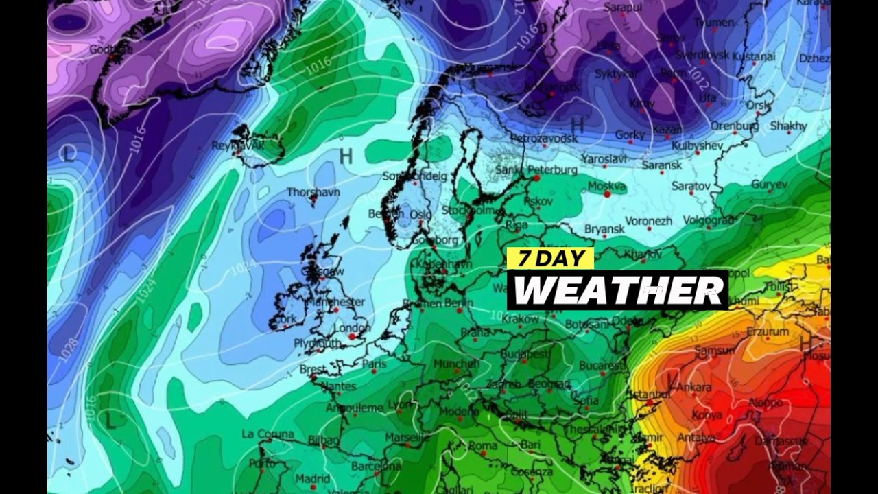 European Weather | GFS Model in 850 hPa April 17, 2026 l Europe Temperature