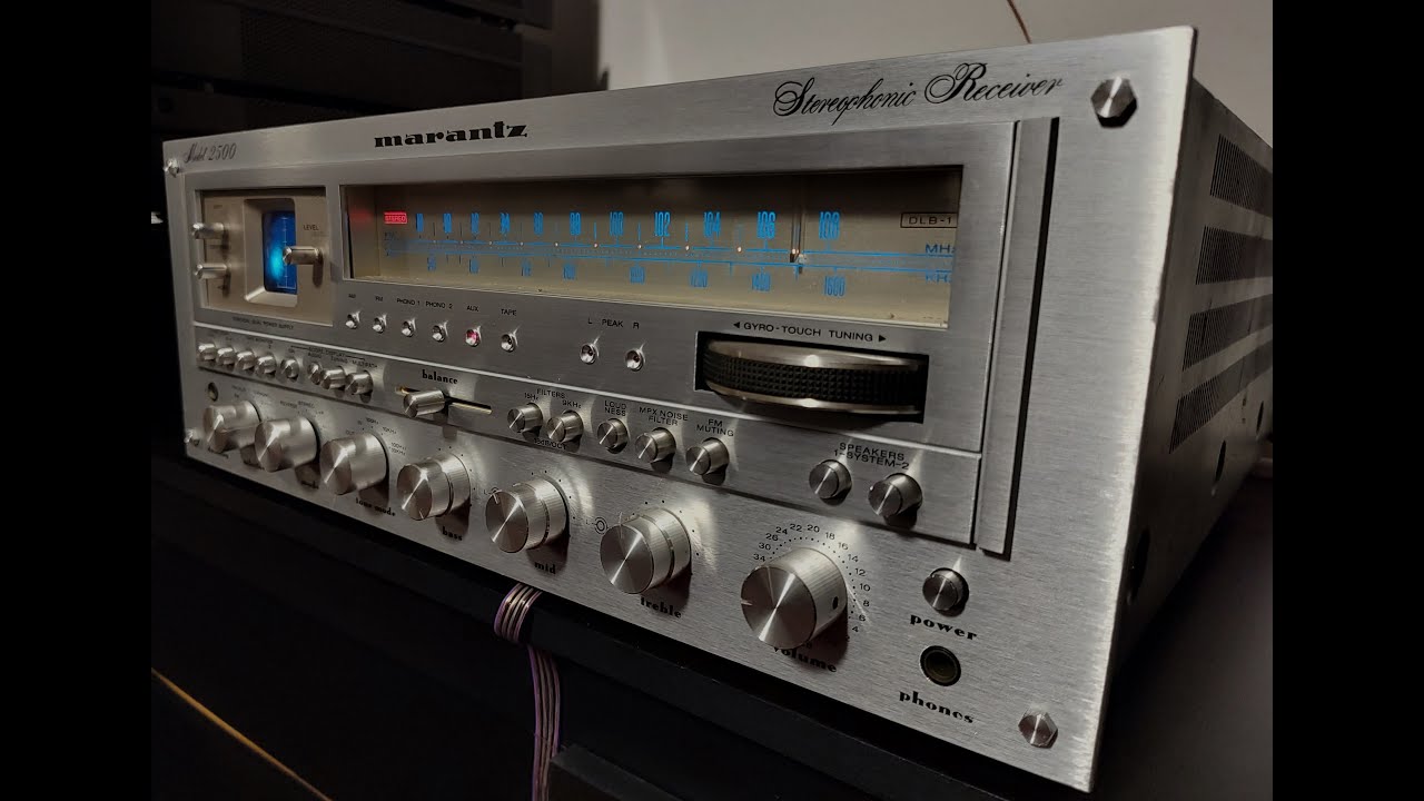 Apresentação receiver Marantz 2500 monster @m2soundplace