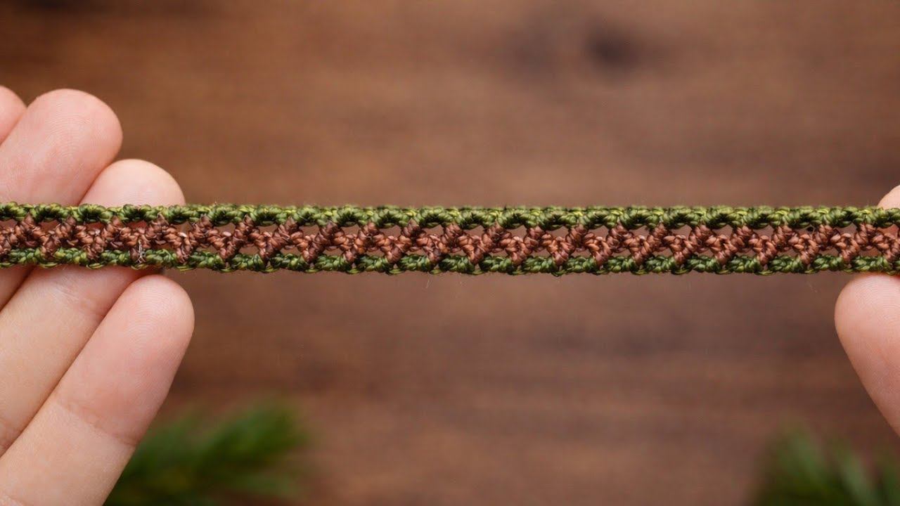 Macrame Bracelet Pattern - Tutorial Passo a Passo 