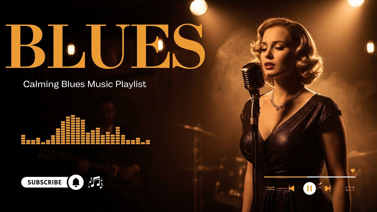 Whiskey Blues Chill Melodies | Relaxing Slow Blues Soulful Guitar Vibes 🎸
