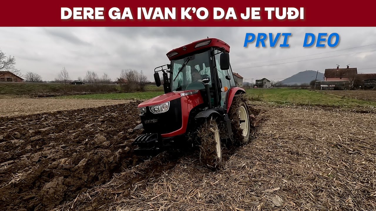 Vađenje kineske duše! Jesenje oranje kukuruzišta-FM WORLD WD504K-prvi deo-sezona 2024/25