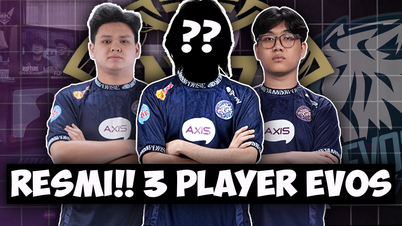 RESMI DIUMUMKAN!! INI DIA ROAMER EVOS UNTUK MPL ID SEASON 17!! | RRQ, EVOS, MLBB, ROSTER EVOS S17
