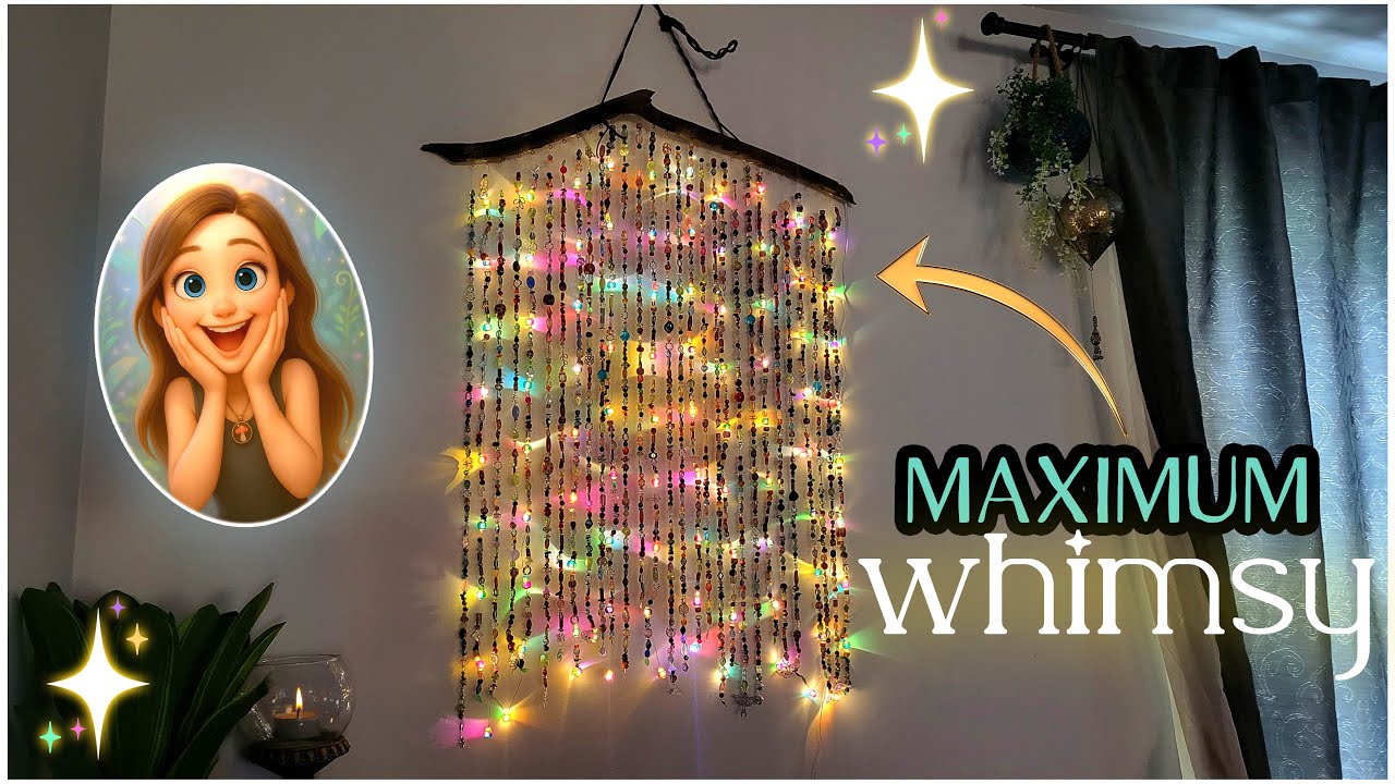 ✨️Fairy Light Bead Curtain✨️ | DIY Magical Crafts