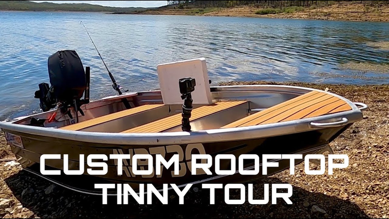 CUSTOM ROOFTOP TINNY TOUR- Complete Fit-out for touring Aus! PLUS WE LAND OUR FIRST FISH IN THE BOAT