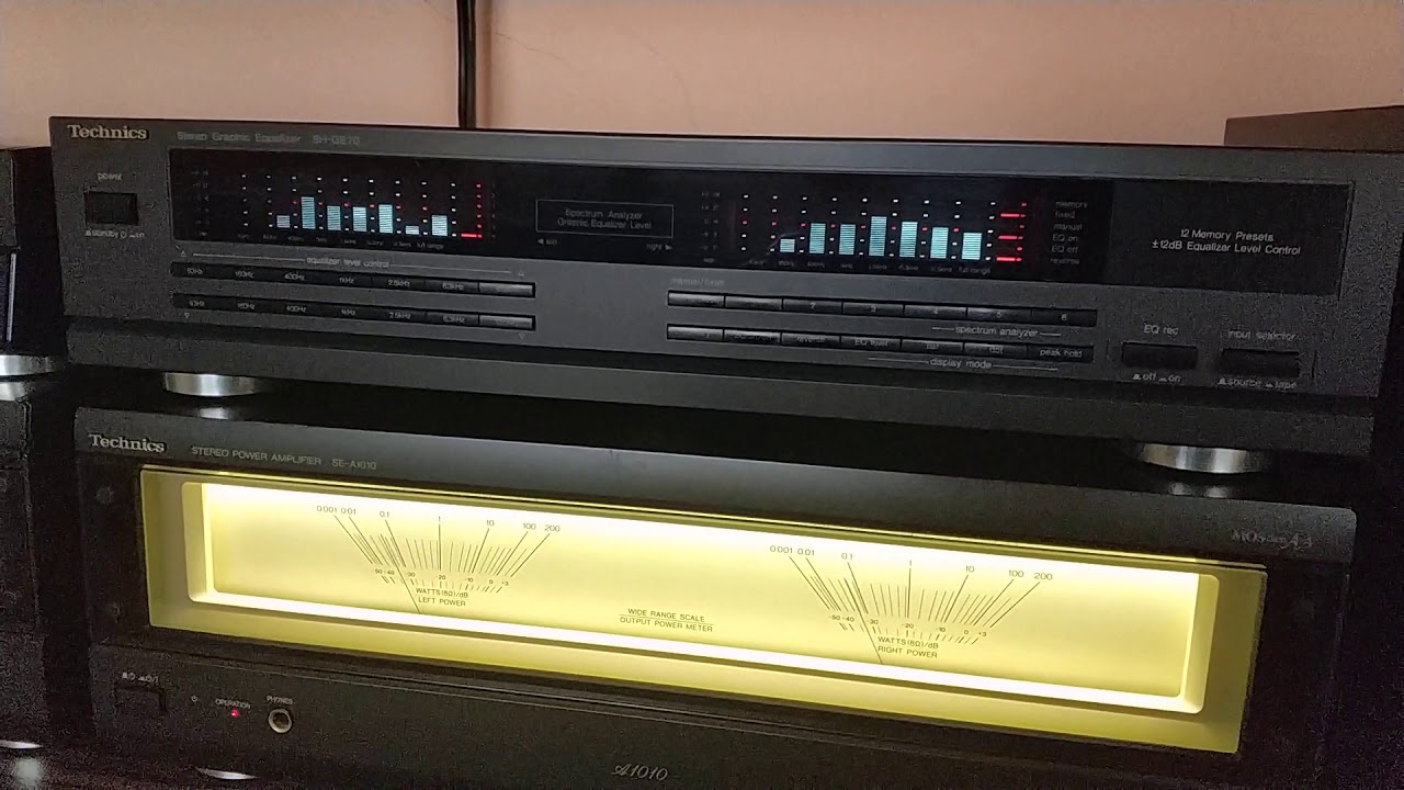 Technics SH-GE70 graphic equaliser part 1
