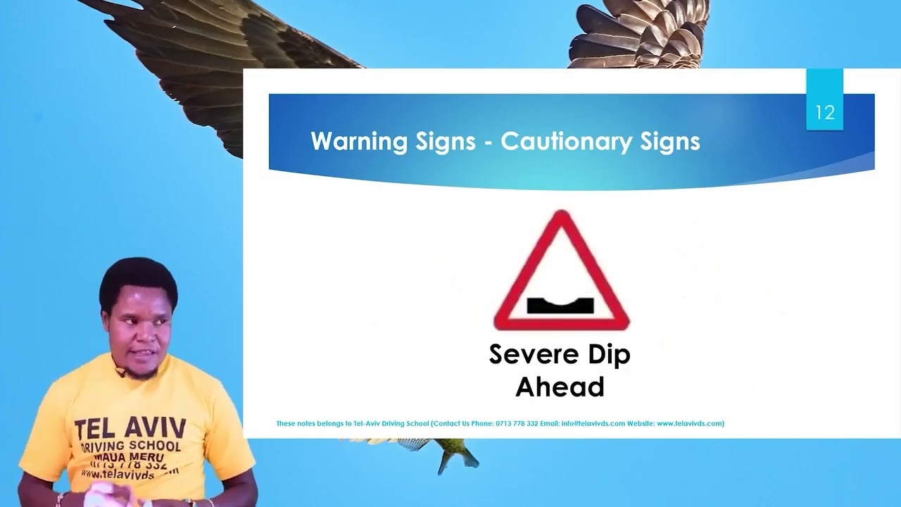 2 Warning Cautionary Signs  -  Understanding Road Signs in Kenyan Roads