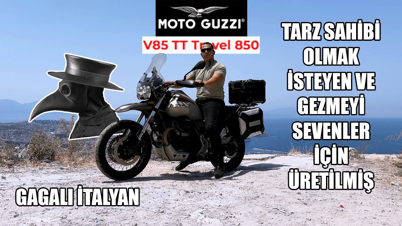 İTALYAN GAGALI-VEBA MASKELİ-FARKLI OLMAK İSTEYENLERİN MOTORU-MOTO GUZZİ V85 TT TRAVEL-İNCELEME