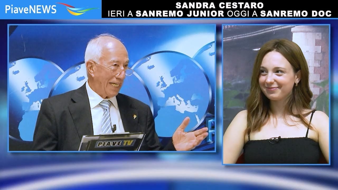 SANDRA CESTARO: IERI A SANREMO JUNIOR OGGI A SANREMO DOC