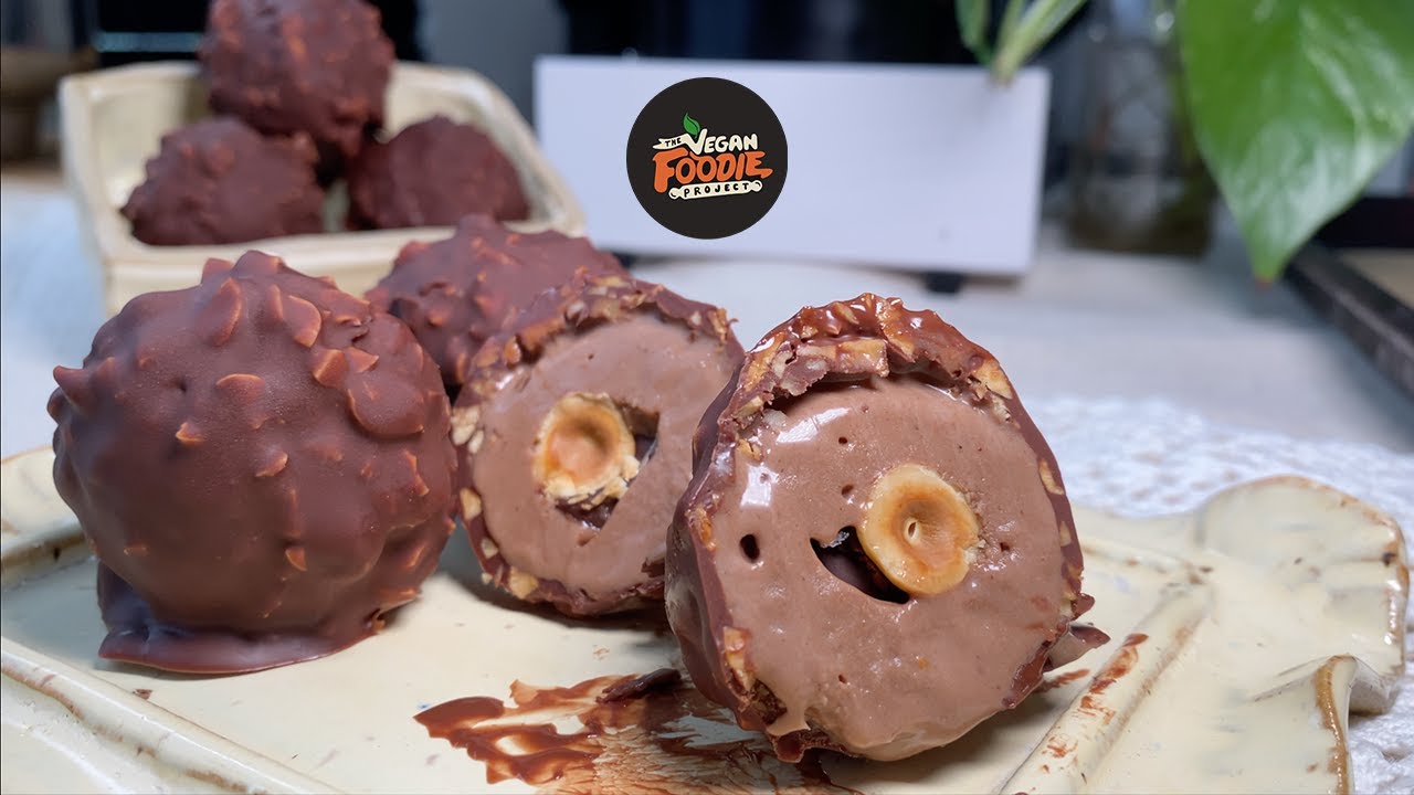 Hazelnut Chocolate Rochers | Vegan Ice Cream | NINJA CREAMY | Easy, decadent and delicious...