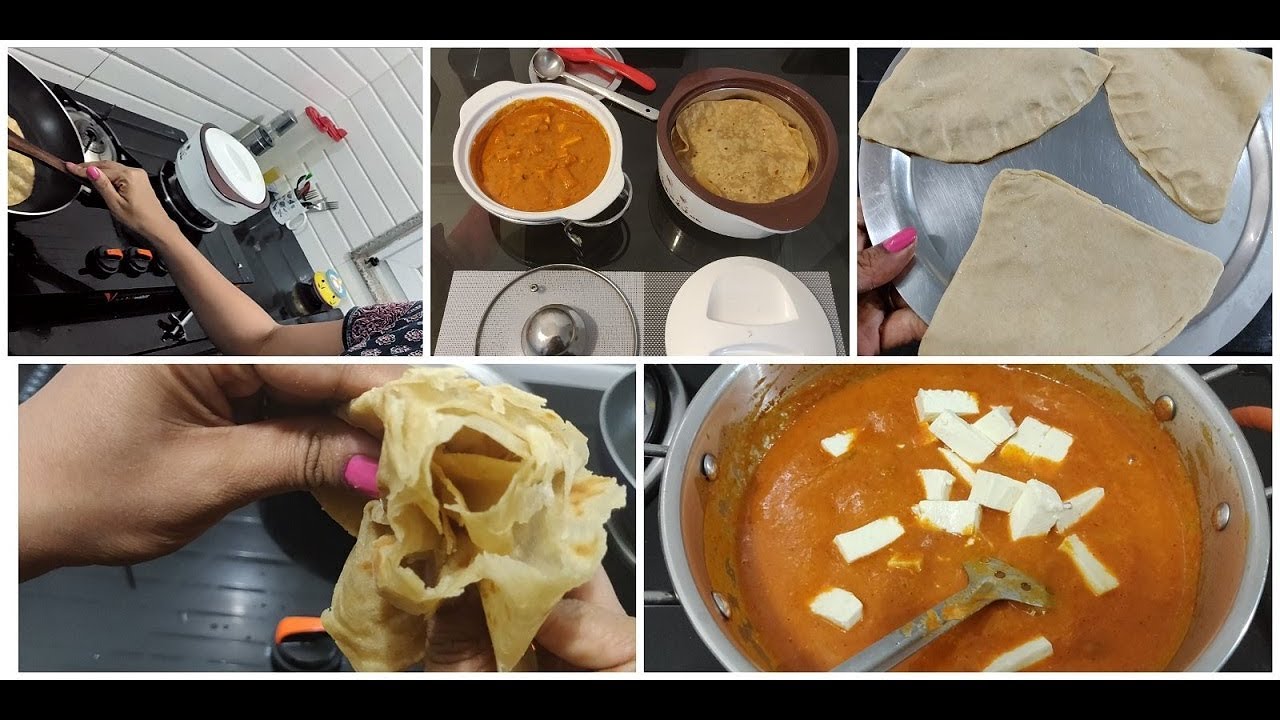 Indian Dinner Routine in தமிழ் | லேயர் லேயரான triangle சப்பாத்தி ஹோட்டல் ஸ்டைல் பன்னீர் பட்டர் மசாலா