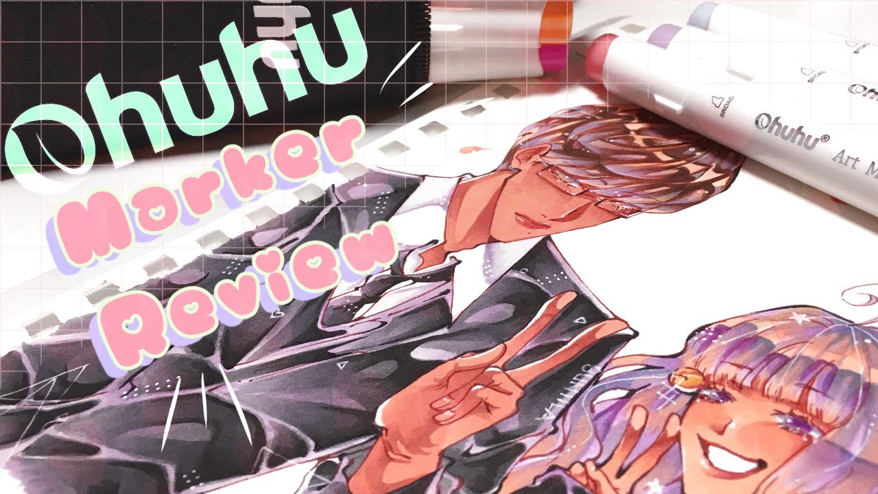 ★彡 Trying OHUHU Markers For The First Time (REVIEW)