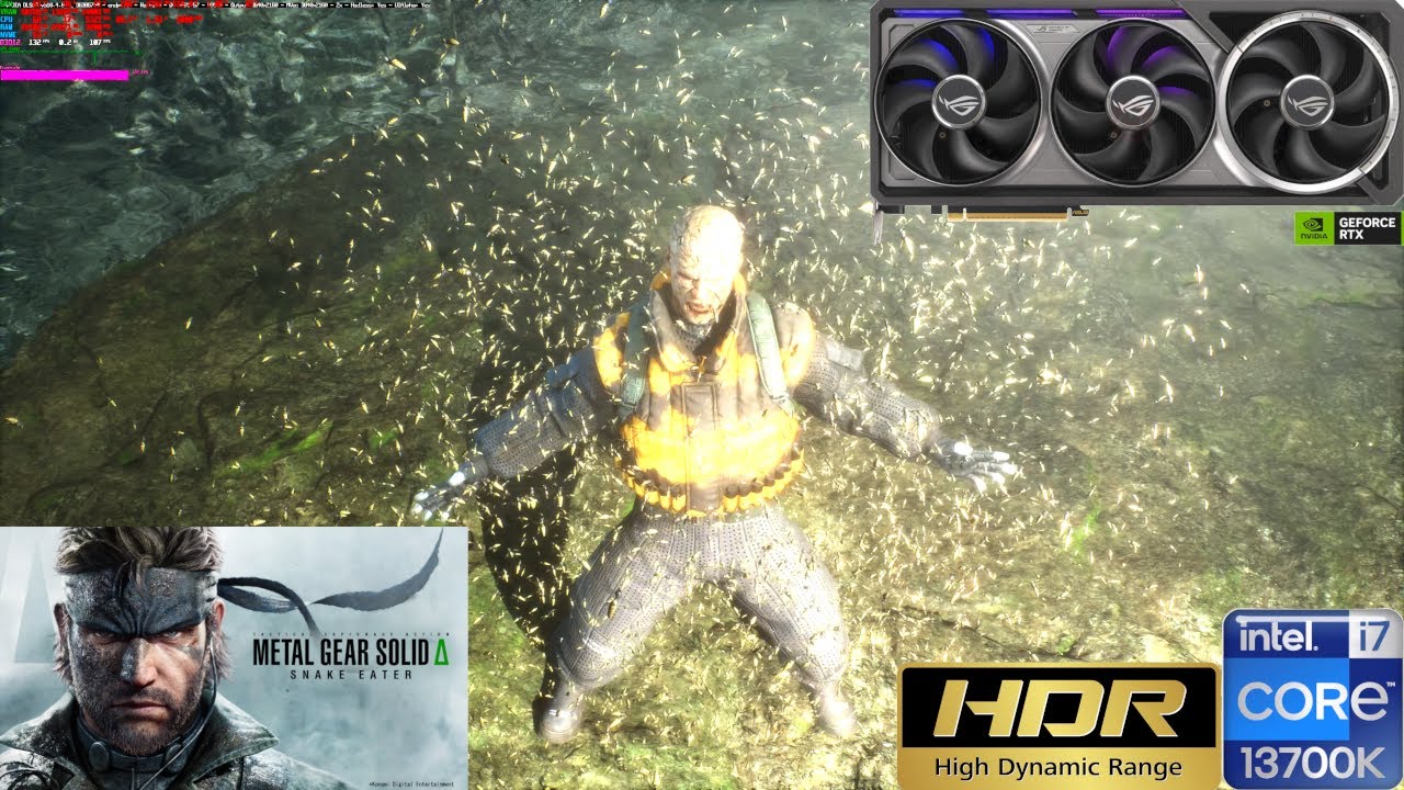 [5090|4K|HDR] Metal Gear Solid Delta - Snake Eater - The Pain Boss Fight (Extreme) [DLSS|RT|MFG|RR]