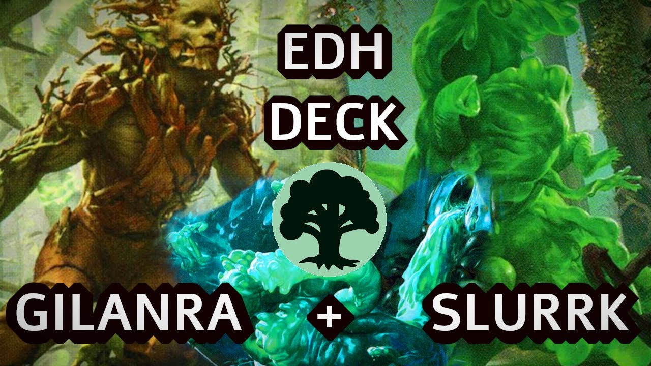 Gilanra, Caller of Wirewood + Slurrk, All-Ingesting | The Ooze Apocalypse Partner Commander Deck MTG