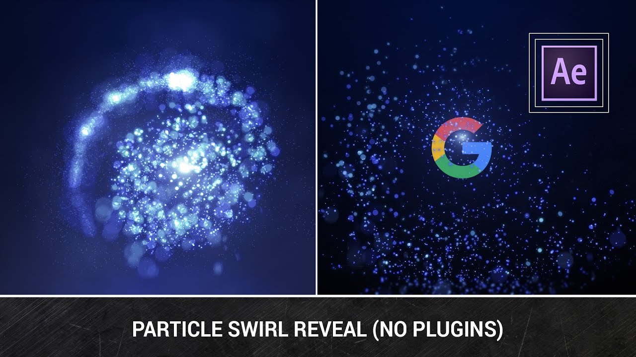 After Effetcs - Particle Logo Swirl Reveal (No Plugins) Tutorial
