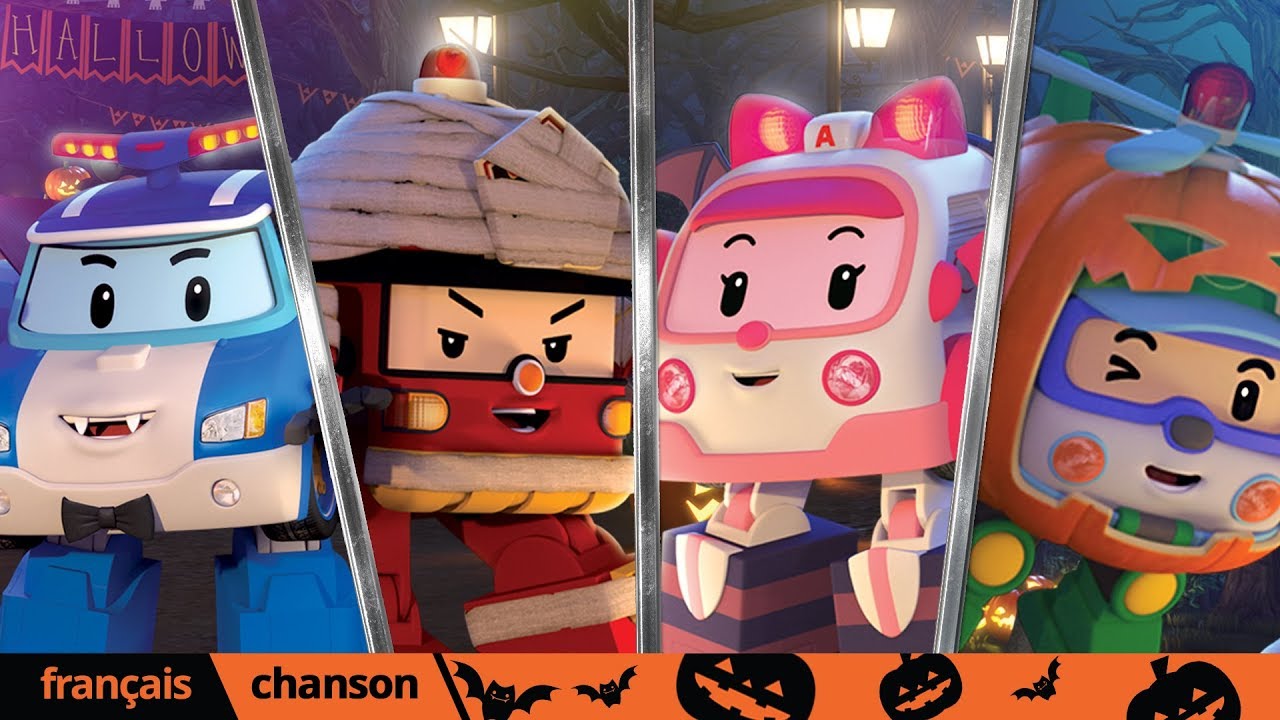 🎃Halloween🎃│🎵Collection de chanson de Halloween🎵 | Chanson en anglais | Robocar POLI Français