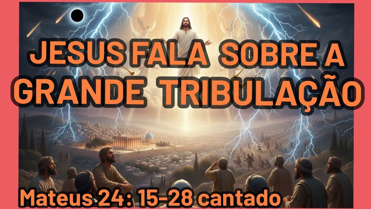 A grande tribulação, quem estiver sobre o telhado  não desça. Mateus 24: 15-28 cantado.