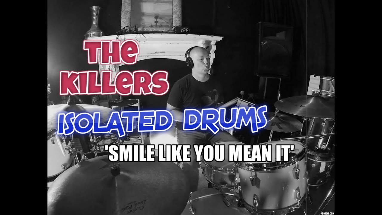 ISOLATED | THE KILLERS - 'Smile Like You Mean It' | Drums Only Cover by Andrew Rooney (2020)
