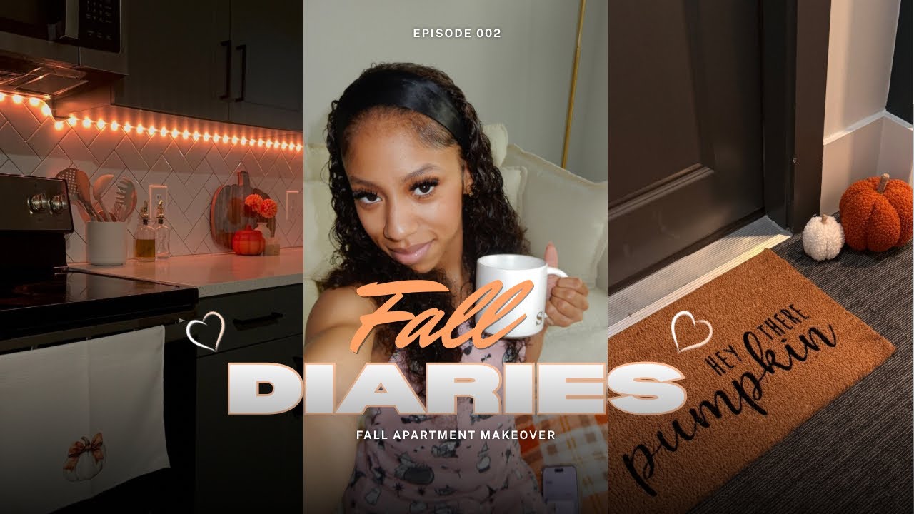 FALL DIARIES: Fall Apartment makeover , Baking cookies, Shopping, *LIFE UPDATE* & MORE ! 