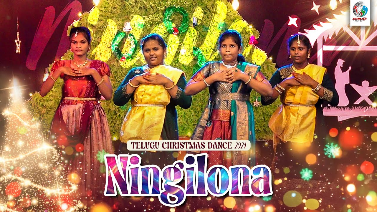 💫 Beautiful Telugu Christmas Dance | Ningilona | EPC Girls dance Performance | Christmas special