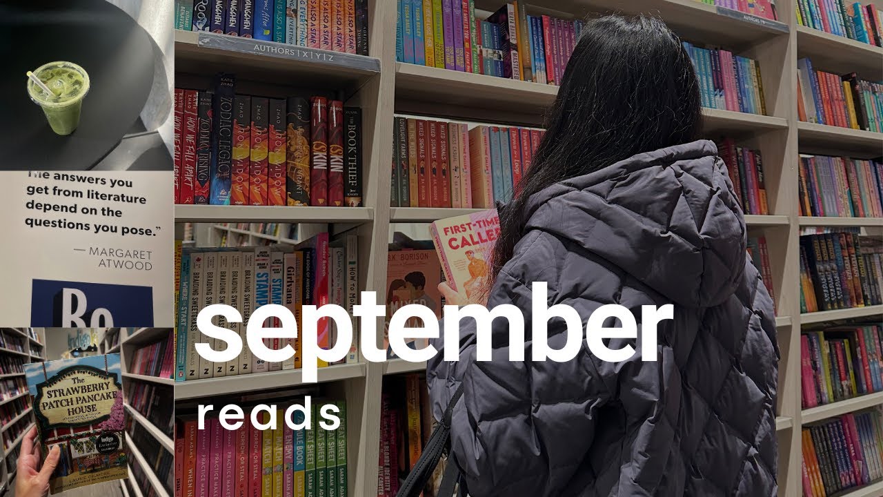 September Reading Wrap Up 🍂 | 5 books, watch party + cozy weekend