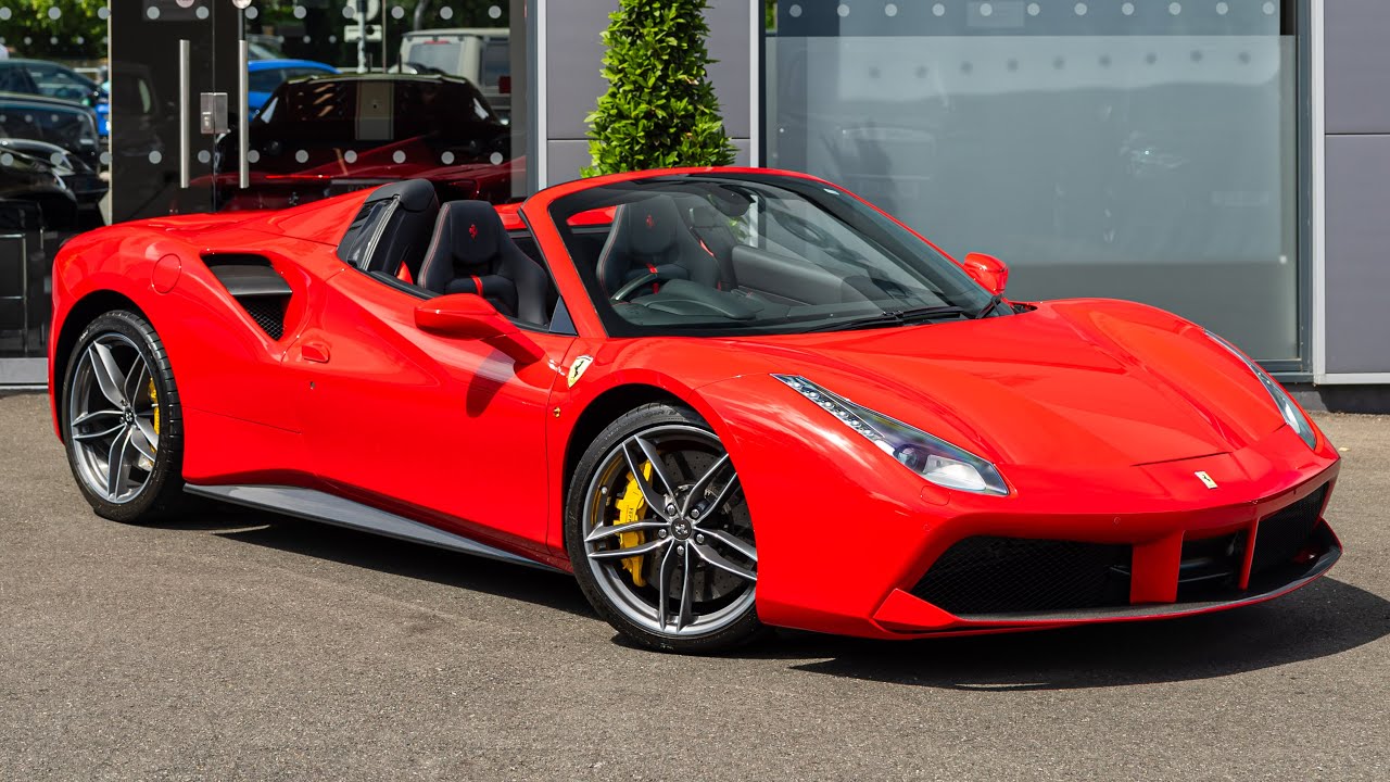 2018 Ferrari 488 Spider - Rosso Corsa - Walkaround + Engine & Exhaust Sound