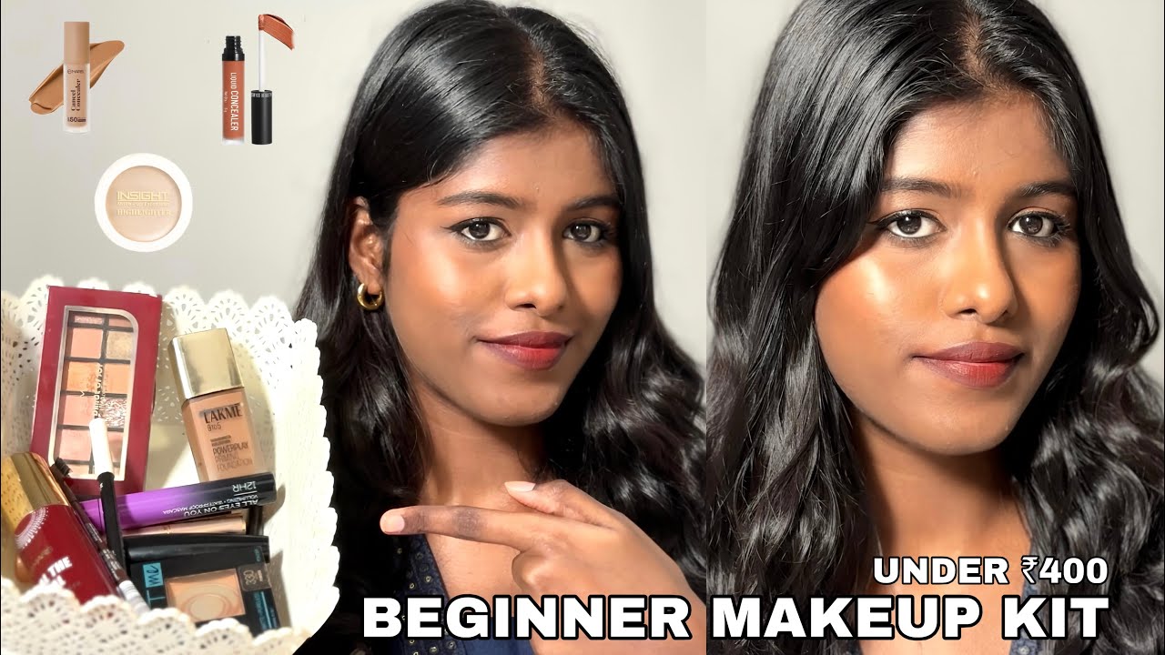 A Simple Beginner Makeup Kit For College & Office Girls (Under Rs.400)  | Dusky Girl Approved |Tamil