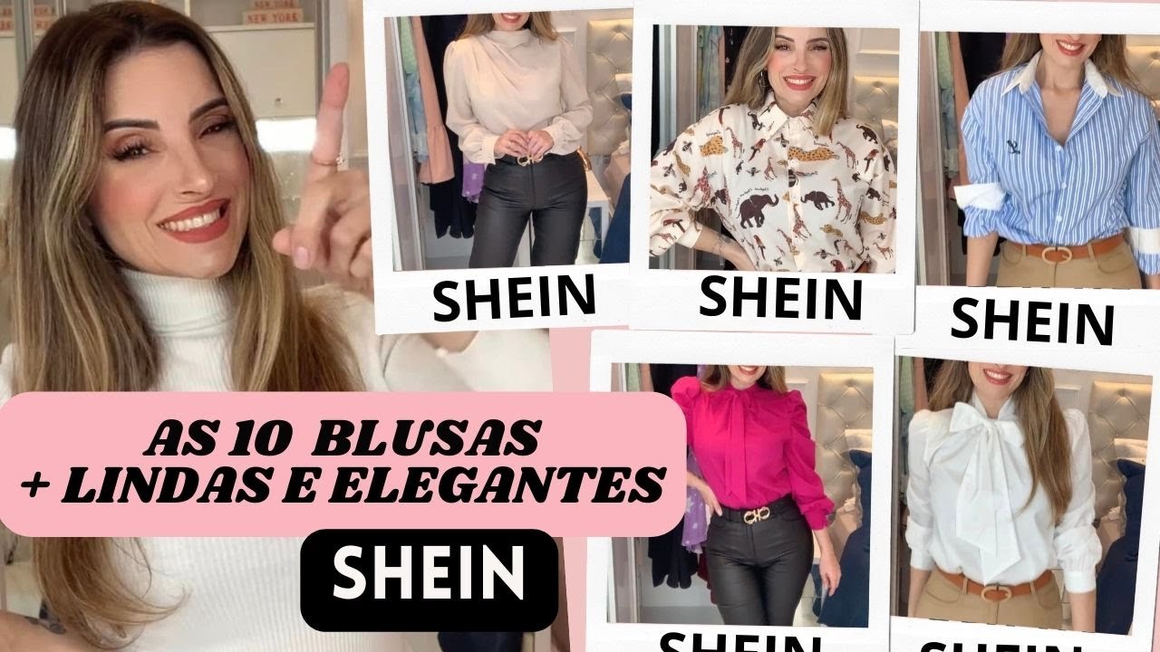 As 10 Blusas mais elegantes e lindas da SHEIN:  provando e mostrando prós e contras de cada modelo.