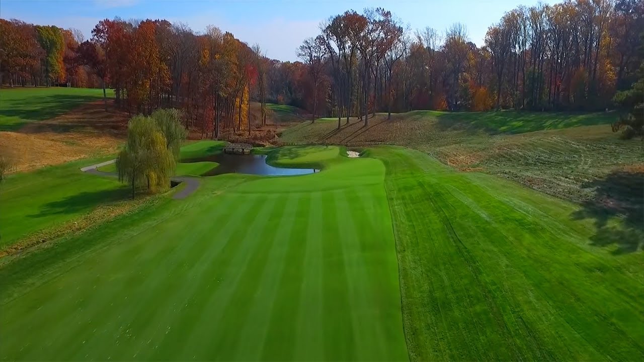 Aerial Film of the Baltimore Country Club's Championship East Course