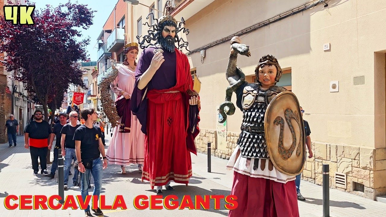 Cercavila Gegants - Festa Major de Sant Josep 2025 Hospitalet, Barcelona 4K